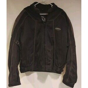 Himalaya Motor Bike Wear Motorcycle Jacket Black Night Vision Men's Size 2XL XXL